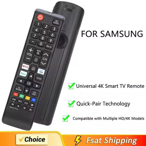 BN59-01315A Replacement Remote Control Fit for Samsung Smart HDTV UN55RU7100FXZA UN55RU710D UN55RU71