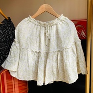 [2HAND] GHANDA elastic waist flared skirt (Chinese domestic brand)