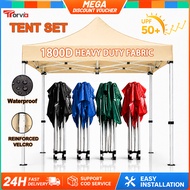 【Local shipment】Camping Tent Night Market Folding Canopy Full Set Khemah Niaga 7x7 10x10 10x15 10x20