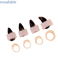 NOVAFABLE​ Guzheng Playing Nail Cover Silicone Finger Picks Musical Instrument Guzheng Practice Guzh