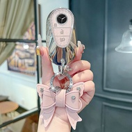 Car Key Cover Case For Mercedes-Benz e300l c260l a200l c200l glc gla glb220 gle350 Keychain Accessor