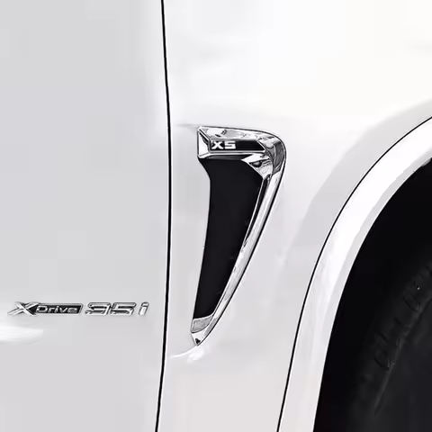 Car-styling ABS Front Fender Side Air Vent Cover Trim Sticker For BMW X Series X5 F15 X5M F85 Shark 