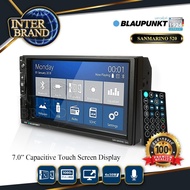 (1เครื่อง) จอ2DIN จอ7นิ้ว วิทยุรถยนต์ จอติดรถยนต์ จอแสดงผล6.2นิ้ว รองรับ FLAC WAV BLUETOOTH USB (NO DISC) BLAUPUNKT SAN MARINO 520 interbrand