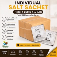 Individual Salt Sachet | Hotel Restaurant Catering HORECA Bulk Salt Pack 1.3g x 1500pcs