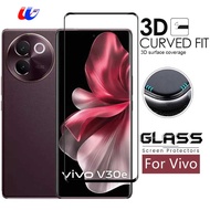 9D Full Cover Glass For Vivo V30e Screen Protector Vivo V30e V30 V30 Pro Tempered Glass Protective P