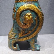 青銅器錯金銀 婦好鳥尊