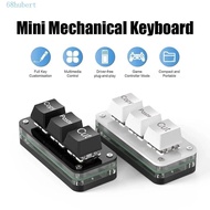 HUBERT Custom Mini 3 Key Keypad, Acrylic Mini Copy Paste Cut Keypad,|Keyboard Copy Paste Hot Swap Il