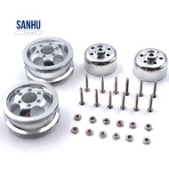 Metal Upgrade Shock-Proof Wheel Hub Rim for  B1 B16 B24 B36 C14 C24 1/16 RC Truck with Screw