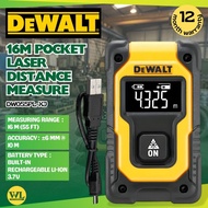 DEWALT DW055PL-XJ 16M Pocket Laser Distance Measure / Laser Measure