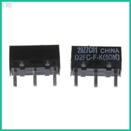 CRE 2Pcs 10Pcs Original Mouse Micro Switch Micro Button Blue Dot D2FC-F-K Switches 50Million D2FC-F 
