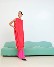 Fah Chak Woman Emmi Dress in Orange เดรสสีส้ม