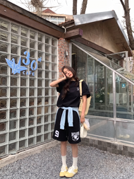 Retro Streetwear Loose Summer Shorts Women