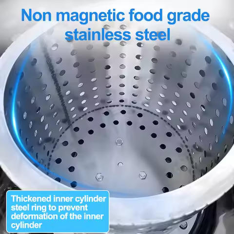 Commercial Stainless Steel 2kg Centrifugal Cabbage Spinner 60s Waiting Time Vegetable Dewatering Mac