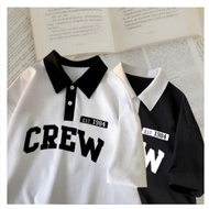 HITAM HIJAU PUTIH Big Size Polo T-SHIRTS Men Women (M - 6XL) Jumbo Polo Shirts CREW EST 1984 Unisex 