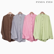 PANDAEYES KEMEJA CORDUROY WAIZA ROUND NECK (CLO-CN0301BL) waiza