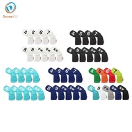 Dovewill 9Pcs Golf Iron Headcover Golf Club Head Cover Protection Protector Golf
