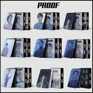 55pcs/Box Kpop BTS PROOF photocards JK JIMIN V J-HOPE SUGA RM JIN Single lomo cards for Student cards