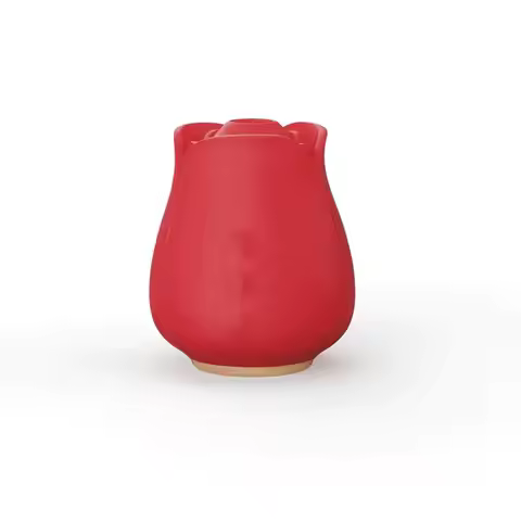 Tracy's Dog Rosie the portable rose clitoral suction device tastes like warm lips, with suction puls