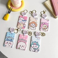 Retractable Slide Id Holder Hard Card Easycard Buckle Key Ring Identification Easycard.