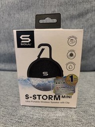 SOUL S-STORM MINI Ultra Portable Wireless Speaker with Clip