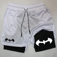 20252D Flower Running Shorts Fitness Double Layer Fitness Shorts 2 in 1 Quick-Drying Training Shorts