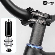 [GW]DEEMOUNT Solid Fork Stem Riser Adjustable Aluminium Alloy Rust Resistant Fork Stem Extender for Bicycle