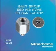 Baut Skrup SSD M.2 NVME PC Laptop