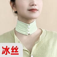 Y923 Popular Elegant Neck Jewelry Wide Neckband Unique Clavicle Chain Ice Silk Collar Bib#现货Y923流行优雅