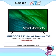 Samsung 32” MH5000F HD 50Hz Smart Monitor TV | Samsung Tizen OS | 9.5ms | LS32H5000FKXXM
