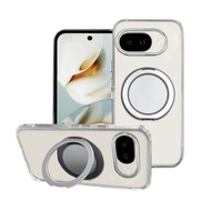 CASE SHOP Google Pixel 9a 360度磁吸站立保護殼-透明