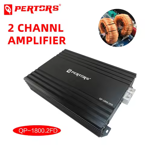 Car Audio Amplifier ,2channel Amplifier QPERTORS QP-1800.2FD Two Channel Amplifer