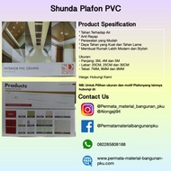 Shunda Plafon PVC permeter