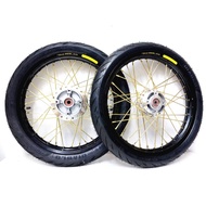 Y15ZR Y16 Set Takasago Excel Asia 160X17 Black, RCB Lidi/Spoke, SYS Hub Gantang Y125Z with Tyre