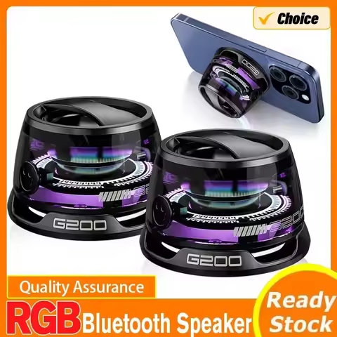 VIKEFON Portable Bluetooth Speaker HECATE G200 RGB Lighting Magnetic Speaker BT5.3 Mini Sound Box 7 