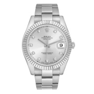 Rolex Rolex Datejust II (Reference 116334). A white gold stainless steel diamond set automatic wrist