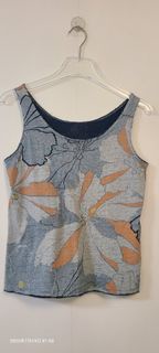 日本製 45rpm PAL'LAS PALACE パラスパレス蓝染め, Cotton, Stretchy Jersey Fabric, Size 0, Made in JAPAN