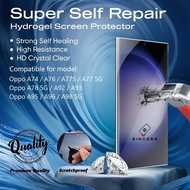 Strong Self Repair Hydrogel Screen Protector For Oppo A74 4G 5G A76 A77 A78 A92 A93 A95 A96 A98 HD N