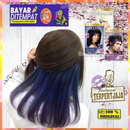 Semir Rambut Permanen Paket Highlight Rambut Ombre Blurple Warna Cat Rambut Gelap Miranda Premium Ha