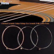 DORAEZY Folk Guitar Strings, Bronze Color 3 Styles Classical Acoustic Guitar Strings,  Stainless Ste