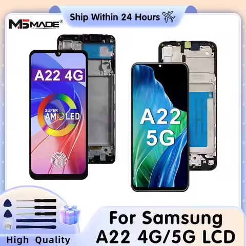 OLED For Samsung Galaxy A22 4G Display SM-A225F A225F/DS A225M LCD For Samsung A22 5G A226B LCD Touc
