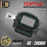 TOPTUL 1/2" Digital Torque Wrench Adapter / 40-200NM / Heavy Duty Digital Torque Adapter / DTA-200N