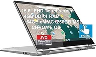 Lenovo Newest C340 15.6"" FHD Touchscreen 2-in-1 Chromebook Laptop, Intel i3 CPU(Up to 3.4GHz), 4GB