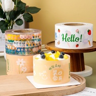 Edge Cartoon Cake Edge Transparent Mousse Pop Edge 8cm Baking Food Grade Birthday Cake Hard Edge Dec