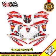 Decal Cs1 Full Body Stiker Cs1 Full Body Striping Cs1 Full Body Striping Honda Cs 1 Variasi Repsol