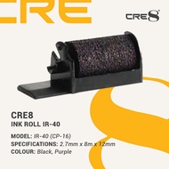 INK ROLLER  IR-40  black/purple