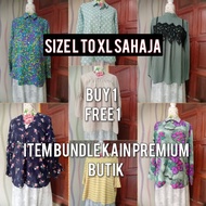 🌸MIX WOMEN TOP BLAUSE - buy 1 free 1 - BAJU BUNDLE CONDITION TIP TOP🔥