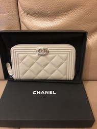 Chanel Boy M-Medium Zip Wallet