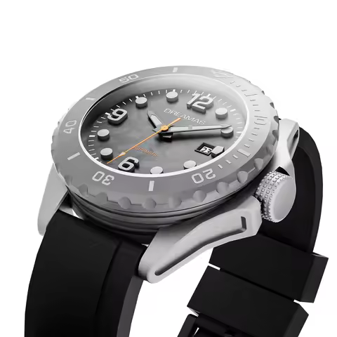 DREAMAS Men's Mechanical Watch Titanium Alloy Diving Watch Swiss 3D Super Luminous 500m Waterproof a