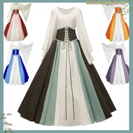 Medieval Stylish Renaissance Women's Long Dress Ideal For Drama And Historical Reenactments