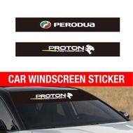 [Perodua/Proton] Car Logo Front Windscreen Sticker Pelekat Stiker Logo Kereta 51inch x 8inch